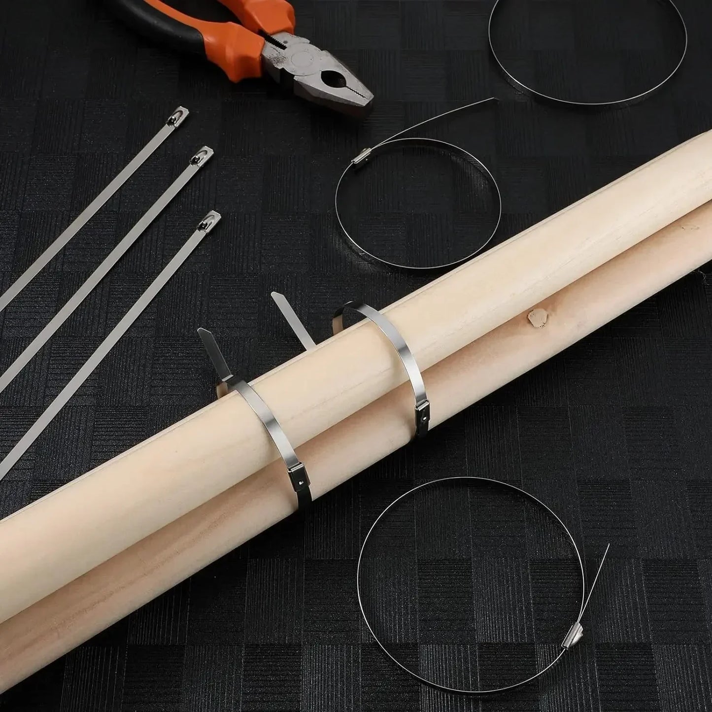 Stainless Steel Cable Ties – Self-Locking Heavy Duty Peaceful Pleasures Health and Wellness