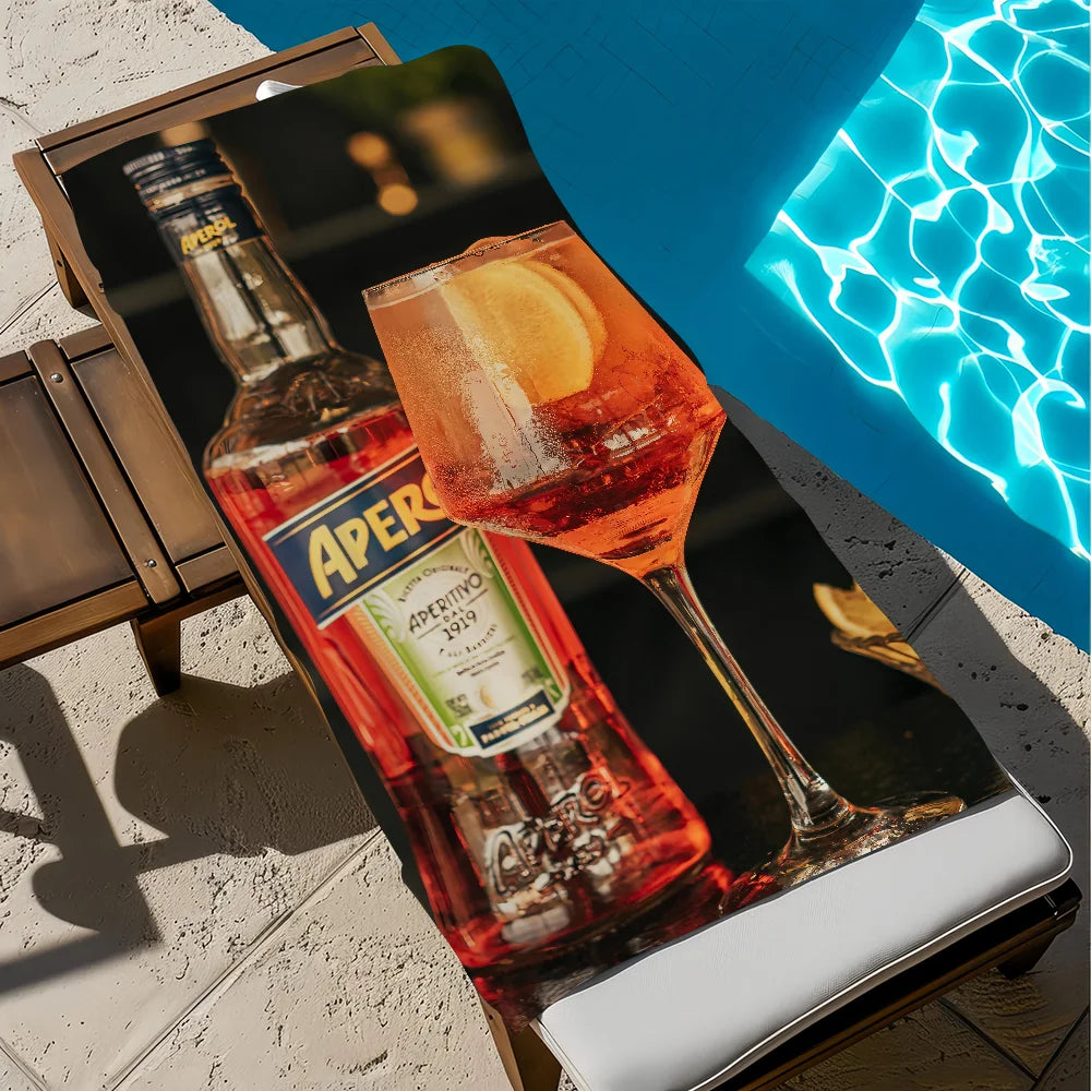 Orange Quick-Dry Beach Towel | Soft Pool & Travel Towel