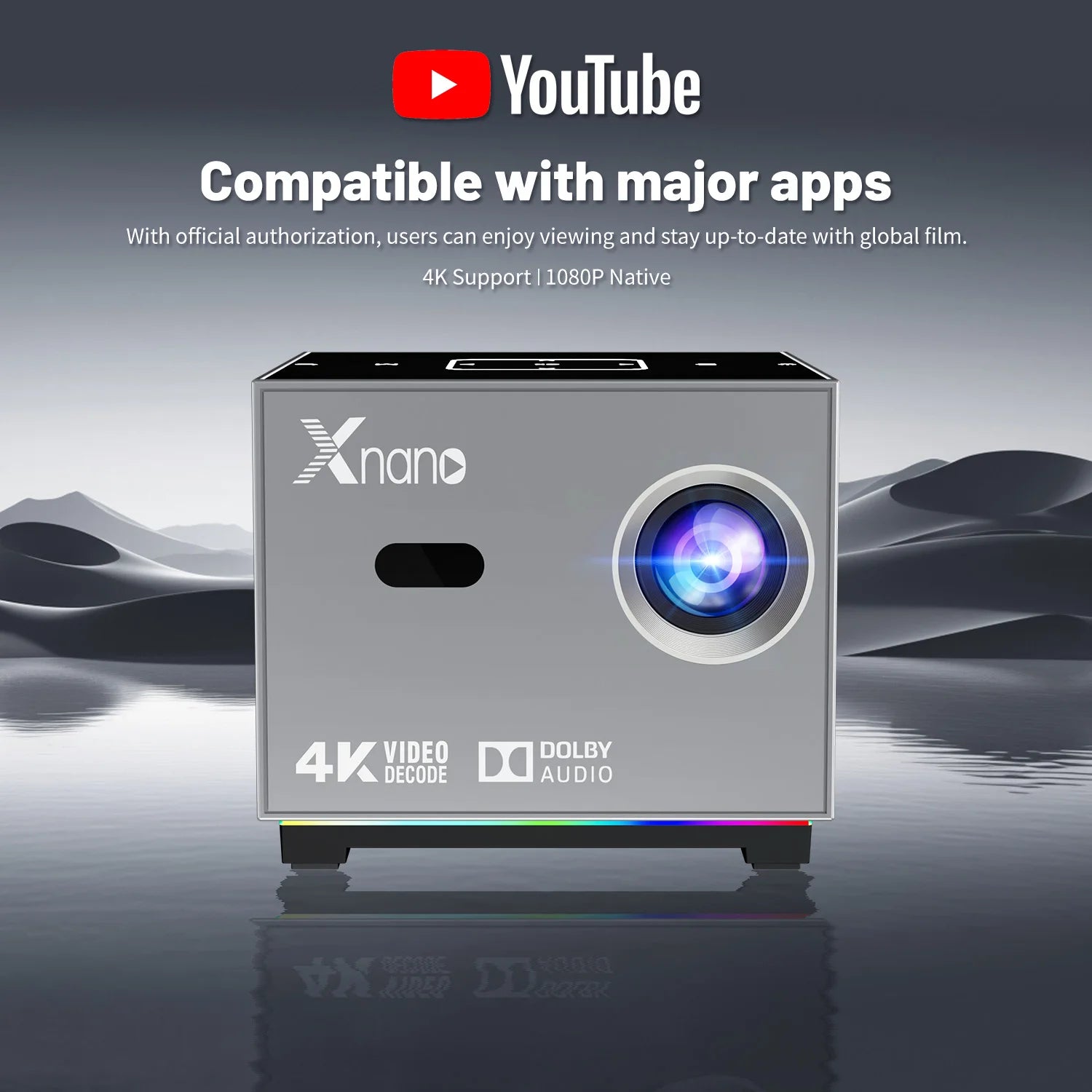 Xnano X3 Projector Android 11 WiFi6 1280*720P Dual Wifi 350ANSI BT5.0 Voice Remote Control Portable Home Cinema Outdoor Projetor Peaceful Pleasures Health and Wellness