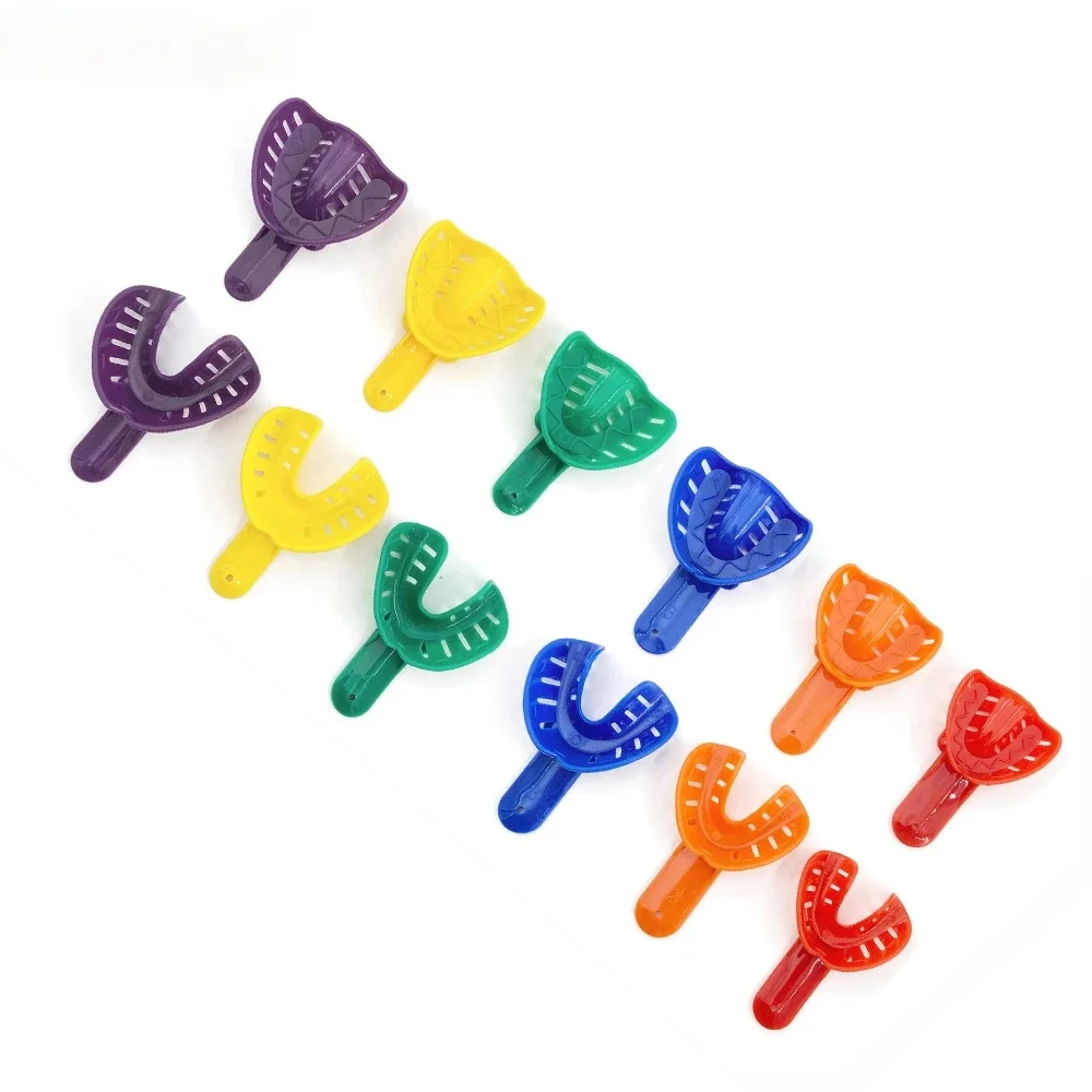 12-Piece Dental Impression Trays – Adult & Kids, 3 Sizes