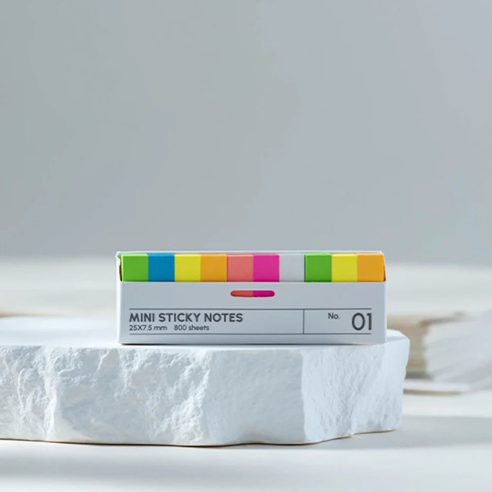 800 Boxed Sticky Notes Index Labels Reading Stickers Not Transparent