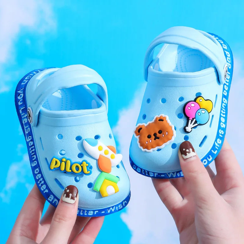 Kids Garden Clogs Sandals | Lightweight Slip-On Mules Boys Girls