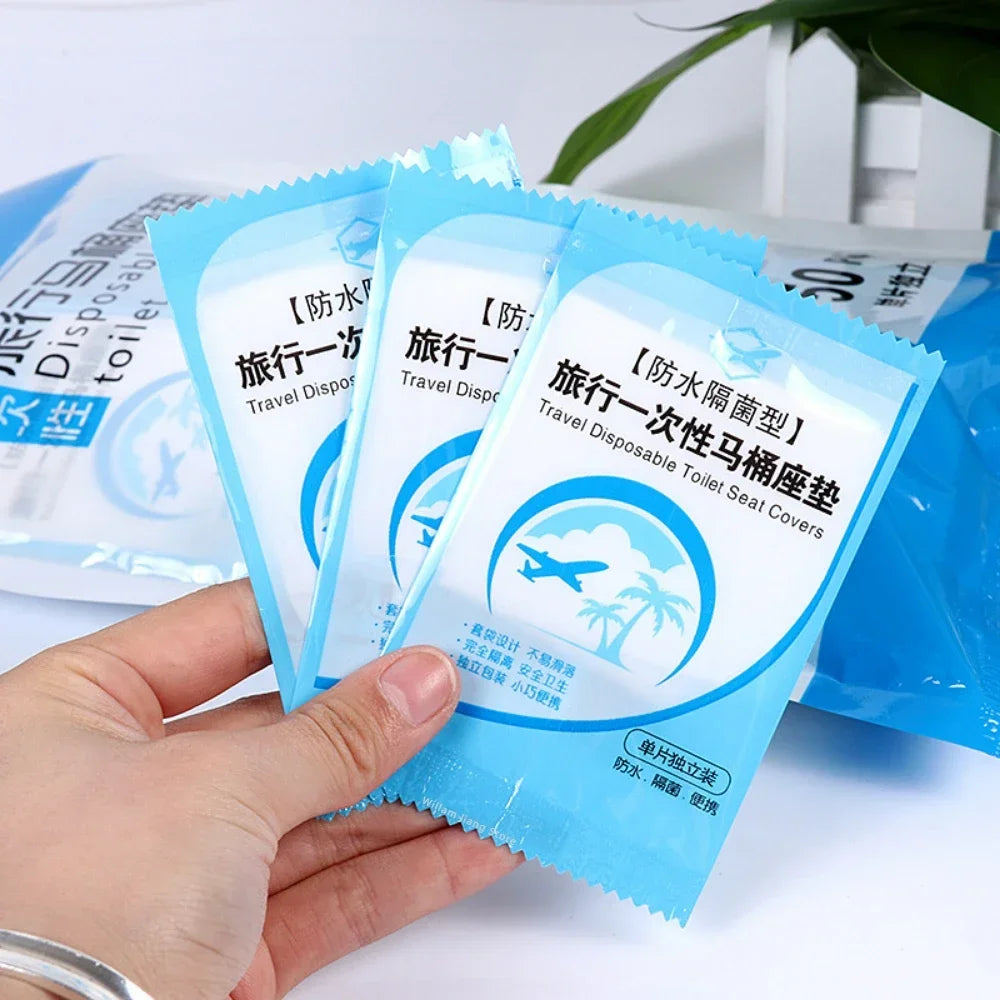 Disposable Toilet Seat Covers | Travel & Camping PE Pads