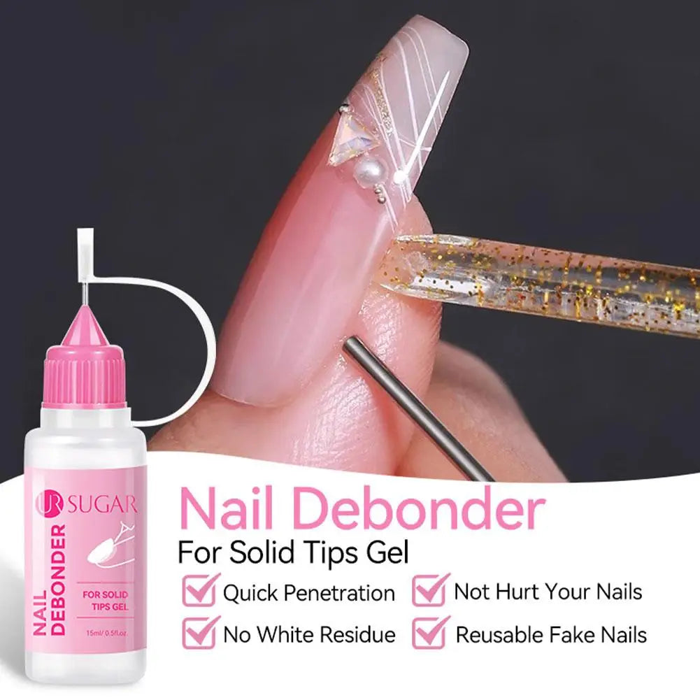 Nail Gel Glue Remover for Fast Dissolve Liquid Use Peaceful Pleasures Health and Wellness