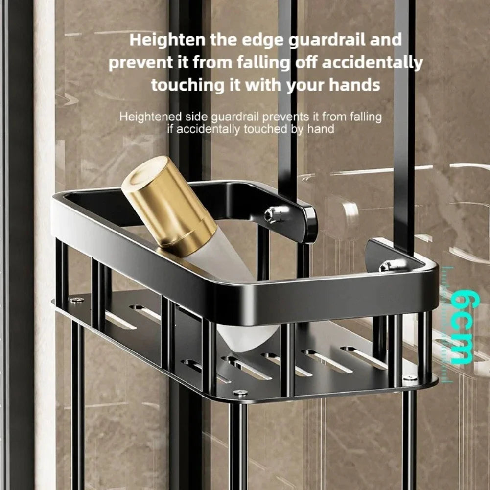 Over The Door Shower Caddy – Double Layer Bathroom Storage Rack