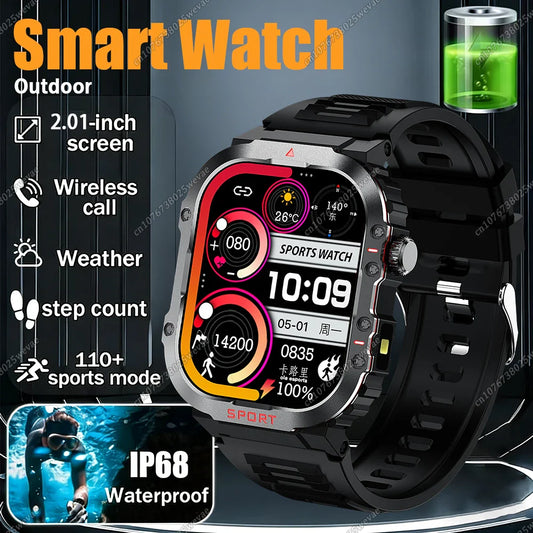 Ola Esporte HW12 Men's Sport Smartwatch – 2.01" BT Calling Sport Smartwatch Oasis Select