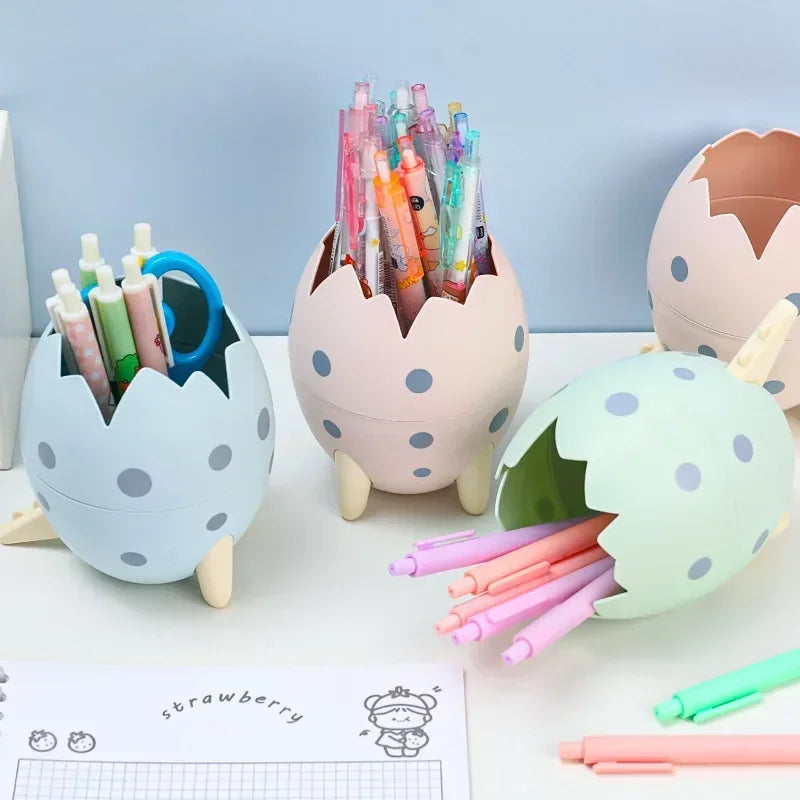 Dinosaur Egg Pen Holder Desk Organizer | Kids Gift Novelty Pen Holder Peaceful Pleasures Health and Wellness