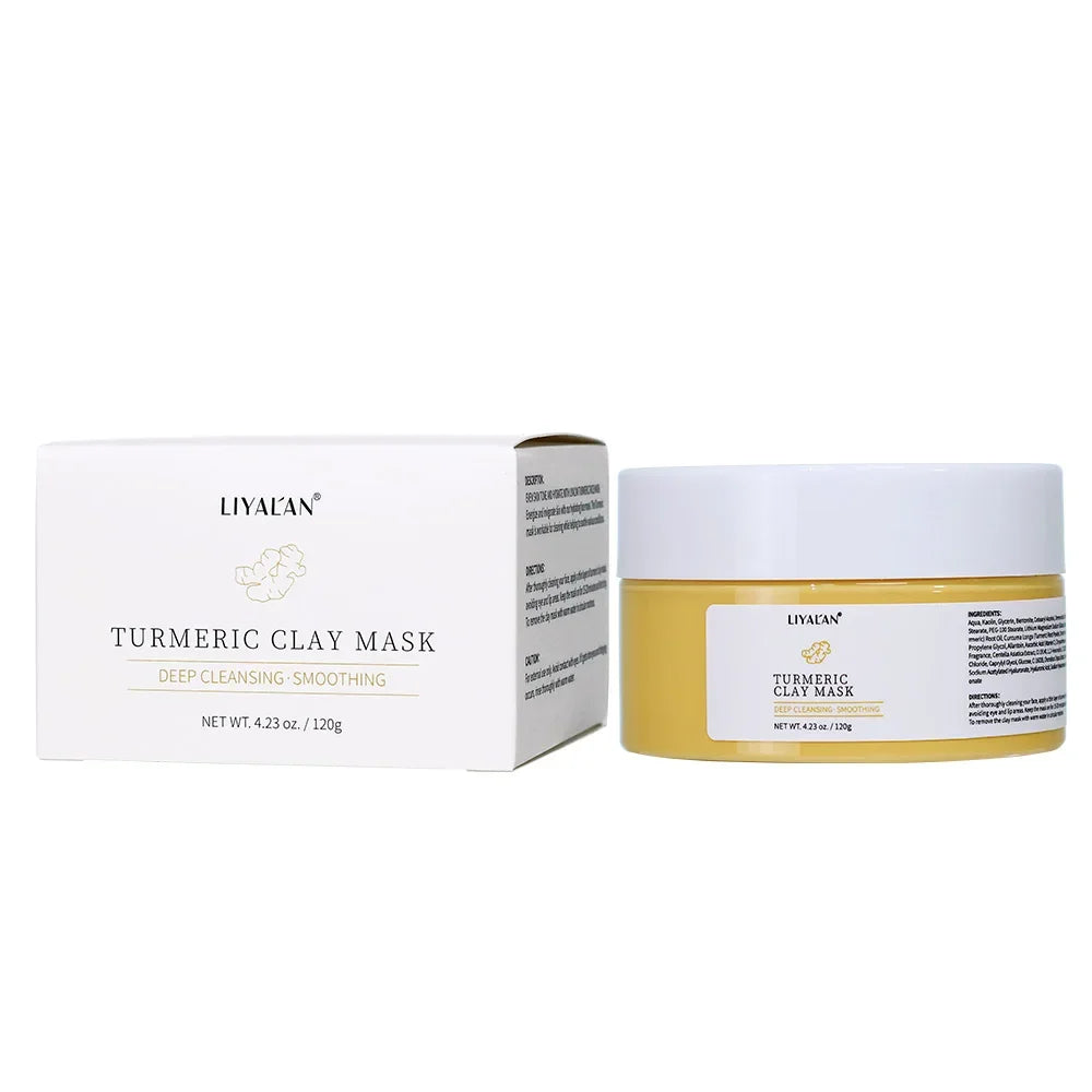 Turmeric Clay Mask – Deep Cleansing & Pore Refining Peaceful Pleasures Health and Wellness Turmeric Clay Mask China Mainland 120g