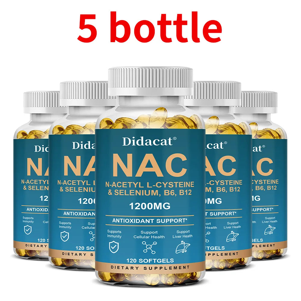 NAC Capsules 120ct | Antioxidant, Detox & Lung Support