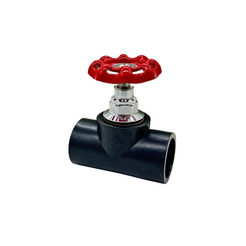 Copper Globe Valve DN20–DN63 Handwheel Gate for PE Pipe