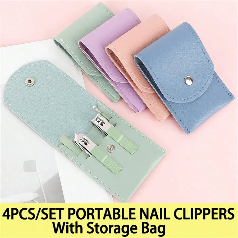 4-Piece Stainless Steel Manicure & Pedicure Grooming Set