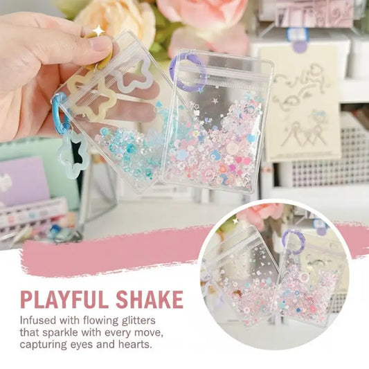Mini Cartoon Bag Charm Pendant – Glitter Keychain Ornament Bag Charm Keychain Oasis Select