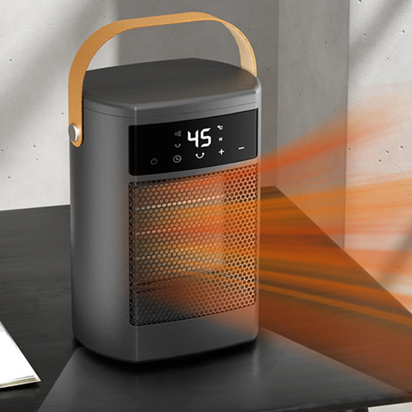 Portable 1500W PTC Ceramic Desktop Space Heater | Digital Display