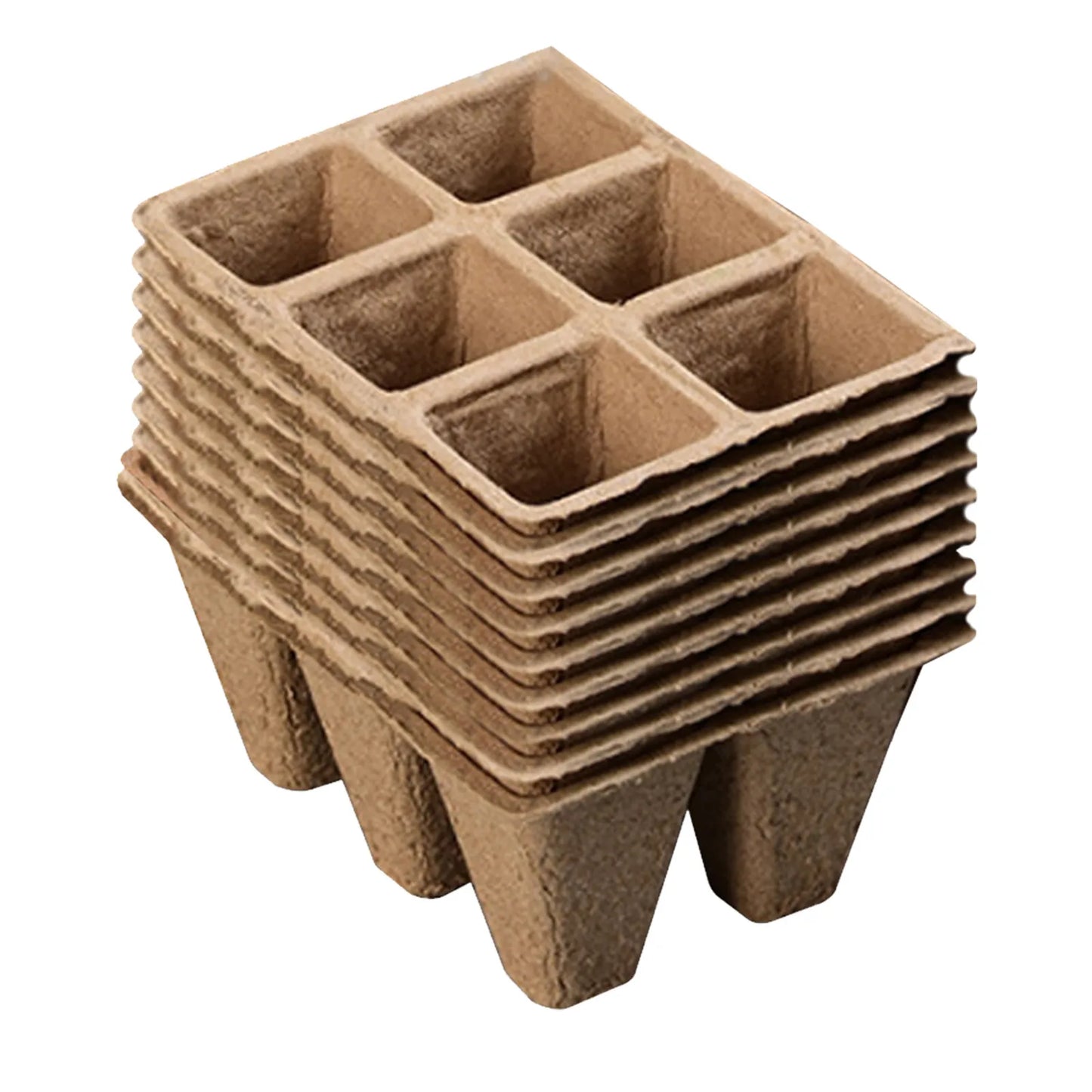 10/20Pcs Biodegradable Seed Starter Peat Pots Seed Growing Tray Planting Seed Tray Kit for Garden Grow Box Supplies Nursery Cup Peaceful Pleasures Health and Wellness 10pcs