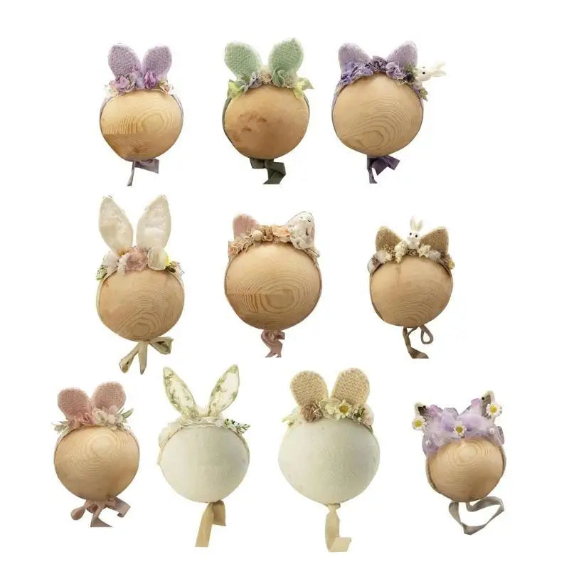 Newborn Baby Floral Headband Photo Props – Multi-Style 0-6M