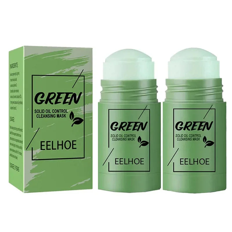 Green Tea Face Mask Stick – Deep Cleanse & Pore Minimizer Peaceful Pleasures Health and Wellness 2pcs