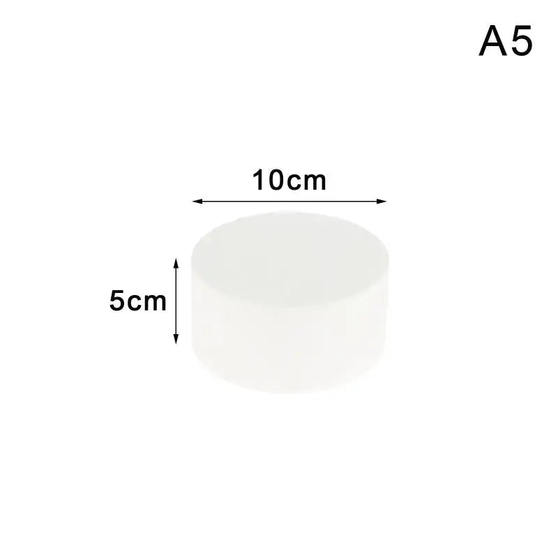 4/6/8/10 Inch Cake Foam Mould PS Foam Flower Decor Cake Dummy Practice Sugarcraft Model DIY Decorations Peaceful Pleasures Health and Wellness A 10x5cm