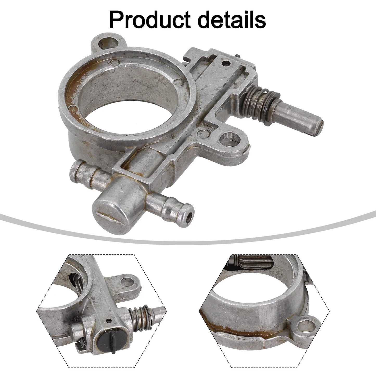 Chainsaw Oil Pump Worm Drive Gear 2500 3800 Replace Spare Part