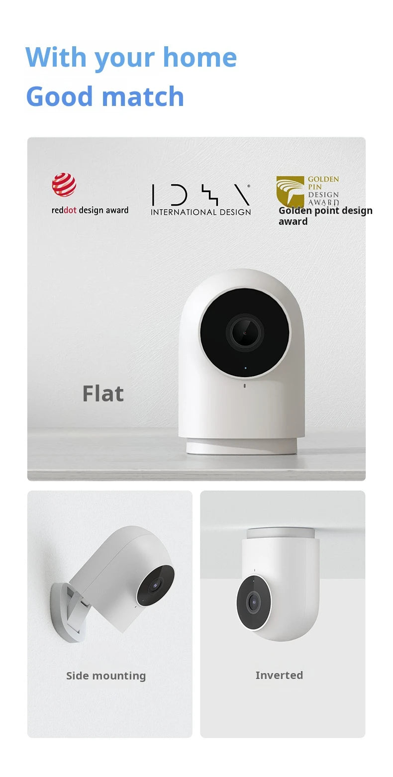 Aqara G2H Pro Smart Camera Gateway Hub Edition Zigbee 3. 0 1080P HD Night Vision Monitor Camera For Apple Homekit APP Peaceful Pleasures Health and Wellness