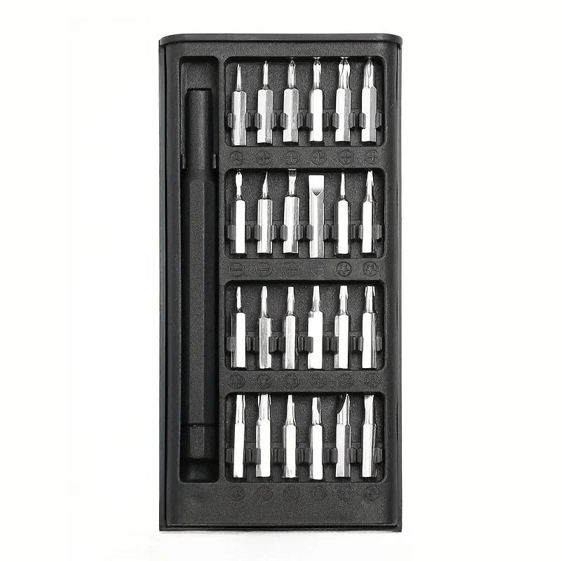 Screwdriver Set, 25 In 1 With 24 Piece Mini Pocket Screwdriver Set, Small Repair Set For Mobile Phone/PC/Came screw driver set Peaceful Pleasures Health and Wellness