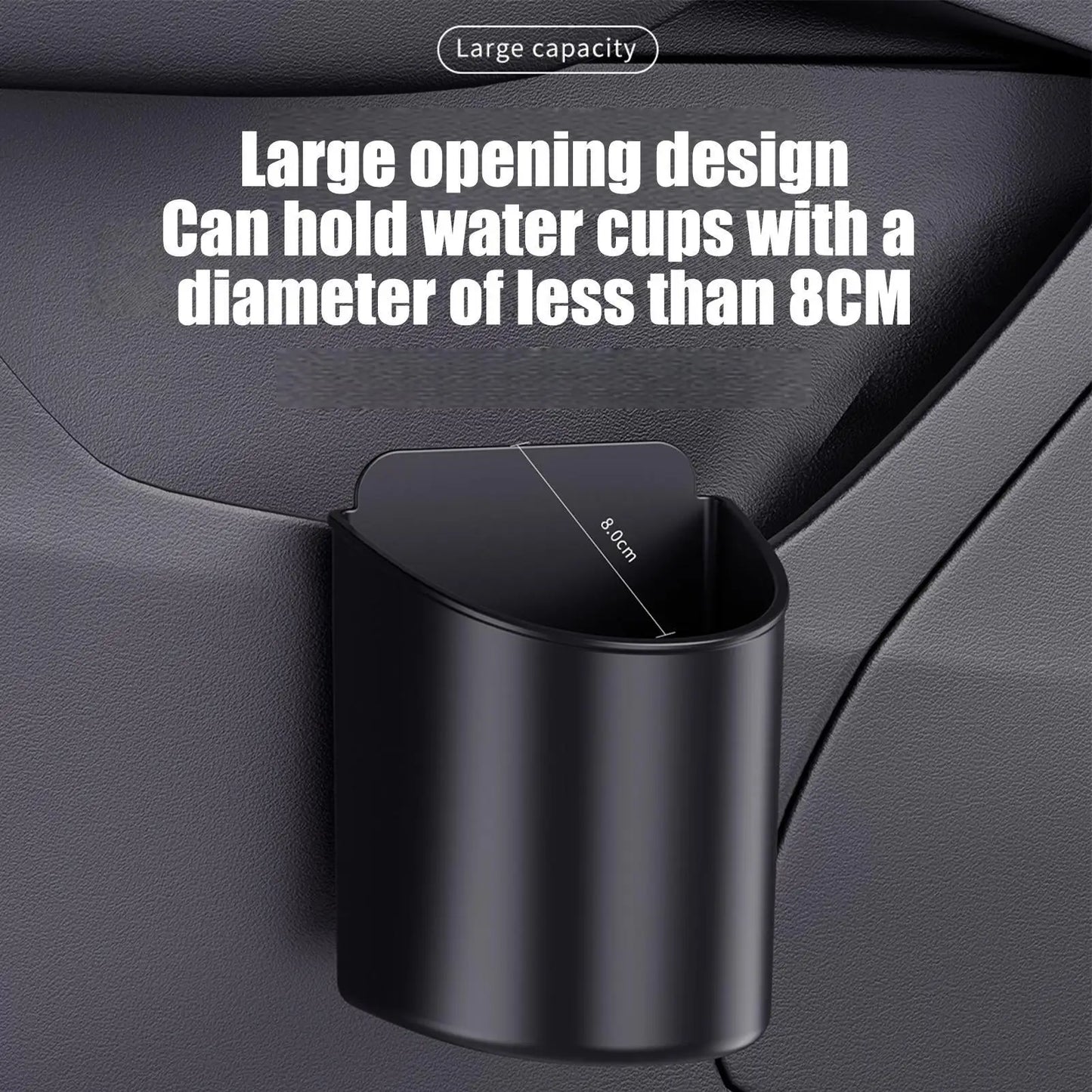 Car Door Cup Holder – Clip-On ABS Drink & Phone Organizer
