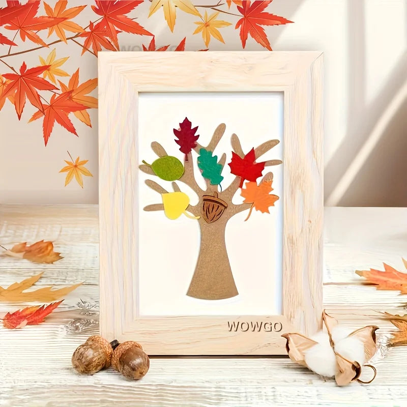 DIY Felt Tree Crafts Autumn Home Decoration Thanksgiving Party Gifts
