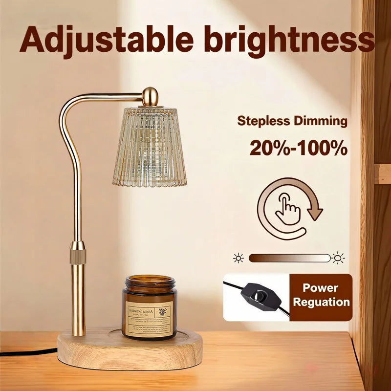 35W Dimmable Candle Warmer Lamp | Adjustable Height & Gift