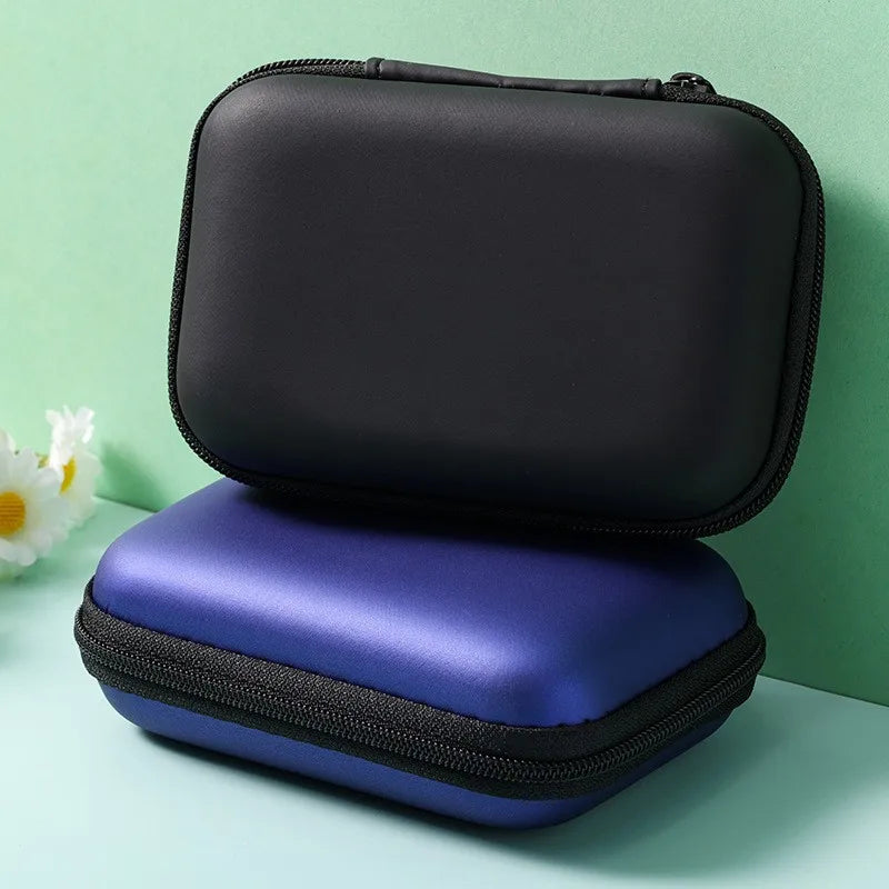 Organizing Storage Bag for Data Cable Phone Charger Headphone - Zipper Change Bag - Home Office Essential Peaceful Pleasures Health and Wellness