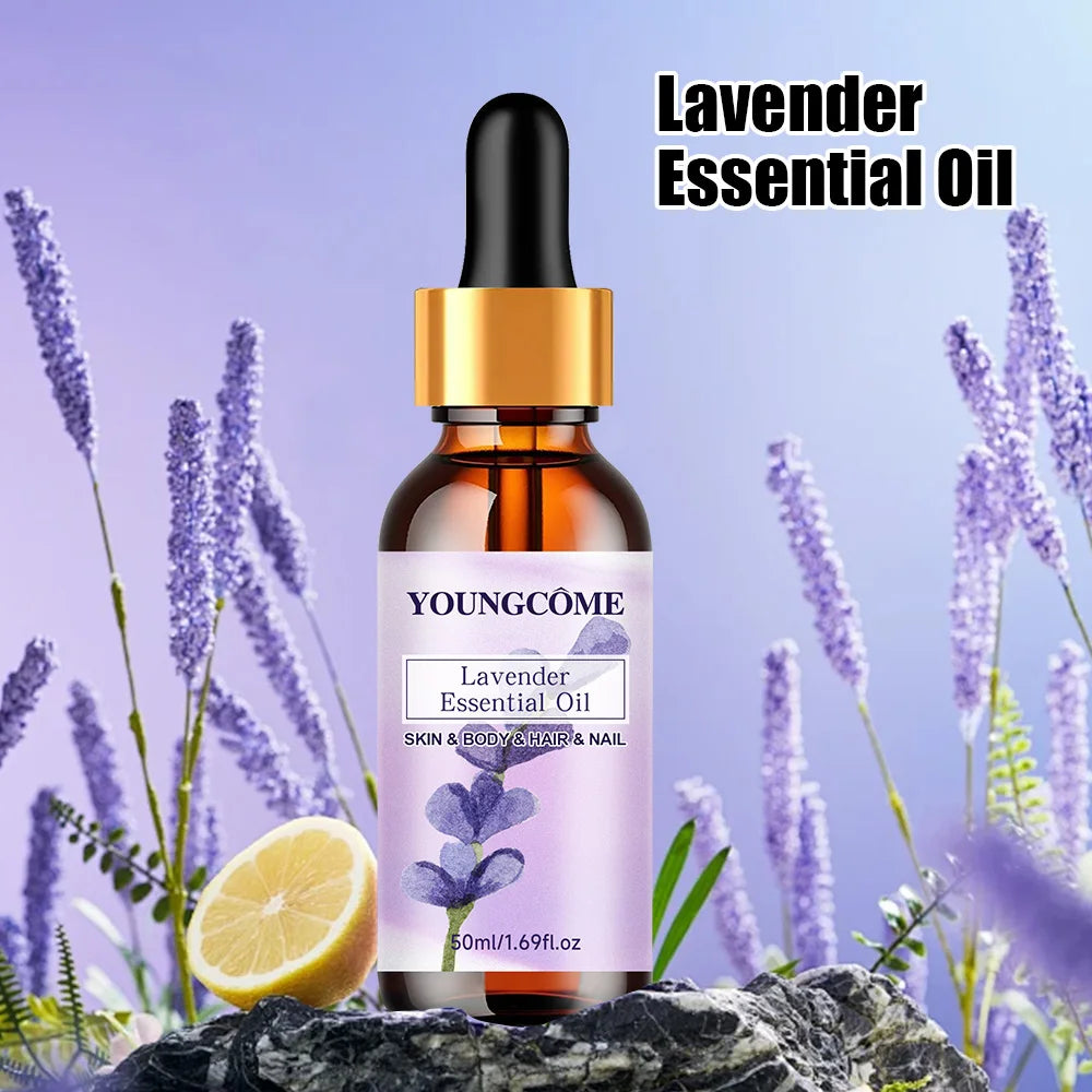 Pure natural lavender essential oil, hair moisturizer, suitable for hair, face and body,suitable for all skin types hair types Peaceful Pleasures Health and Wellness