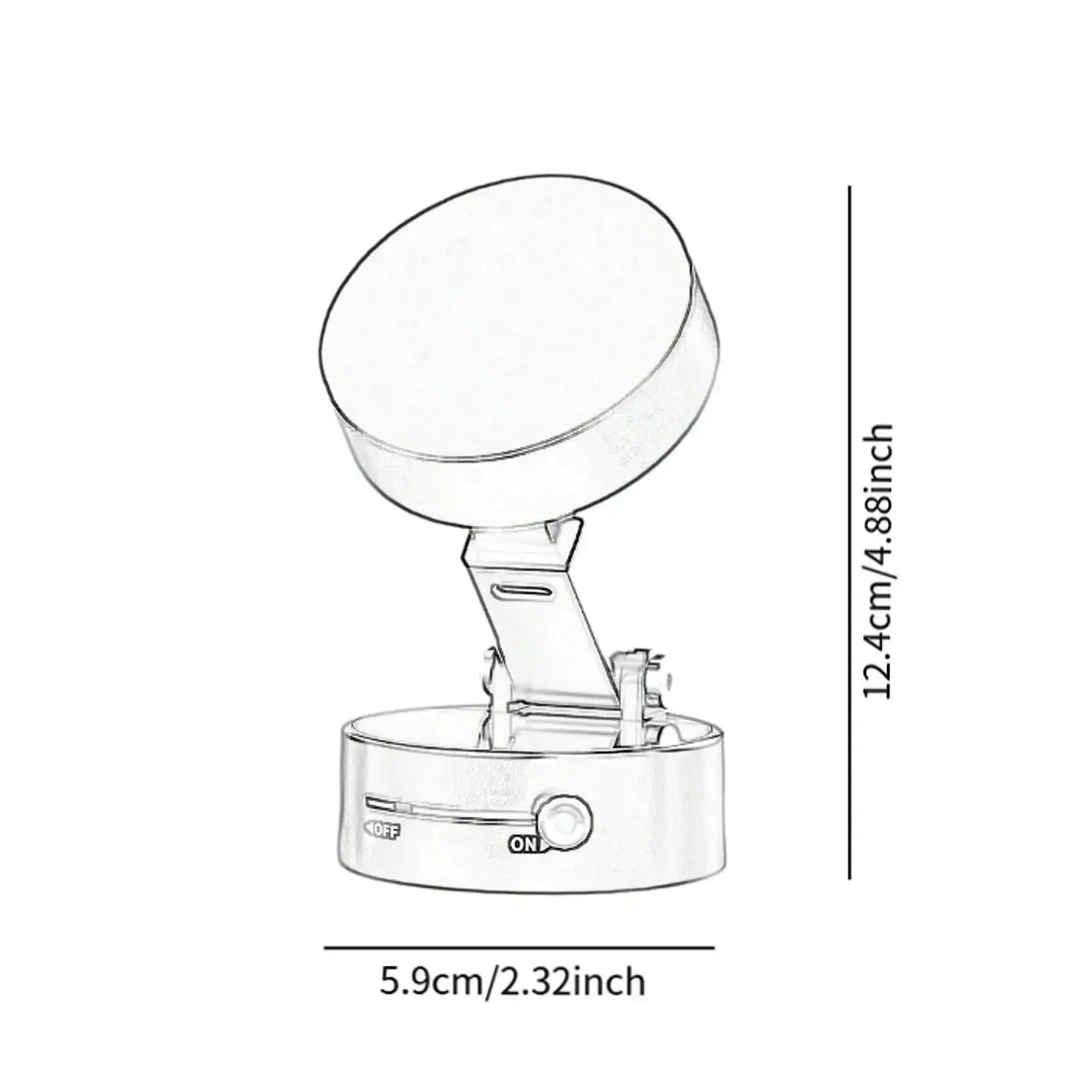 Car Phone Holder – Vacuum Suction, Adjustable Mount