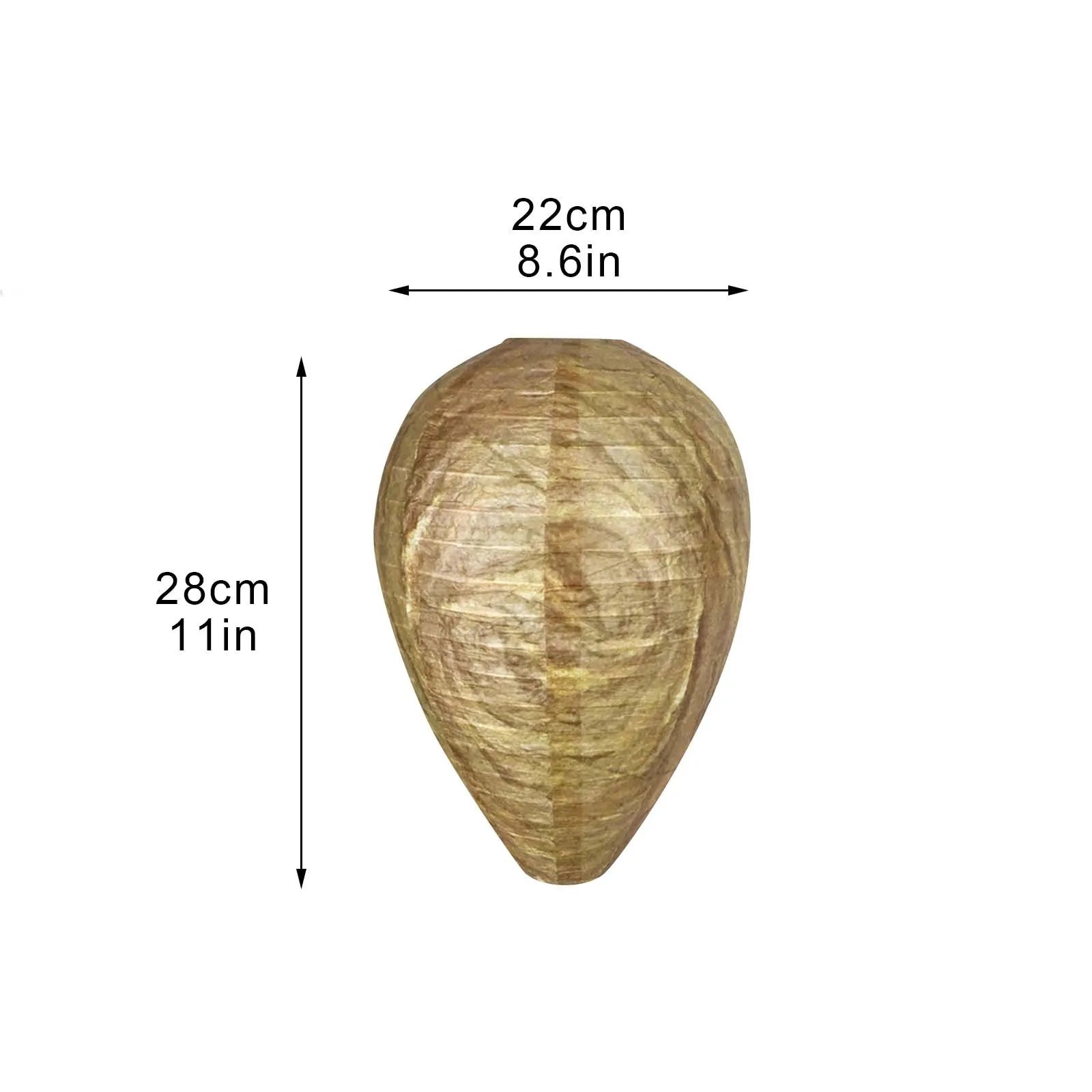 Hanging Wasp Nest Decoy Outdoor Waterproof Fake Wasp Nest Decoy Nest Decoy Hornets Plastic Insects Paper Drive Beehive Lantern Peaceful Pleasures Health and Wellness