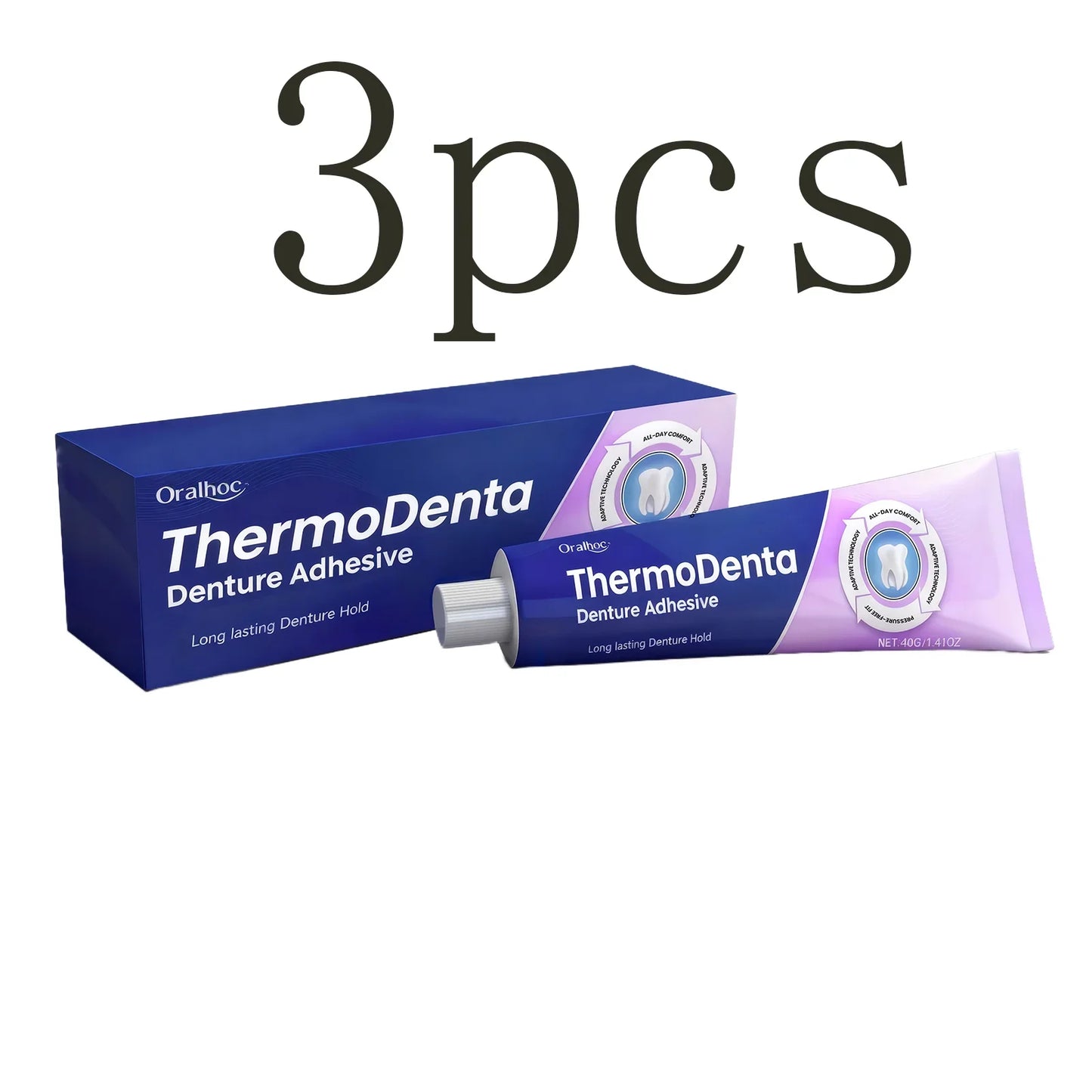 Denture Adhesive Cream – Secure, Long-Lasting Hold | Upper & Lower