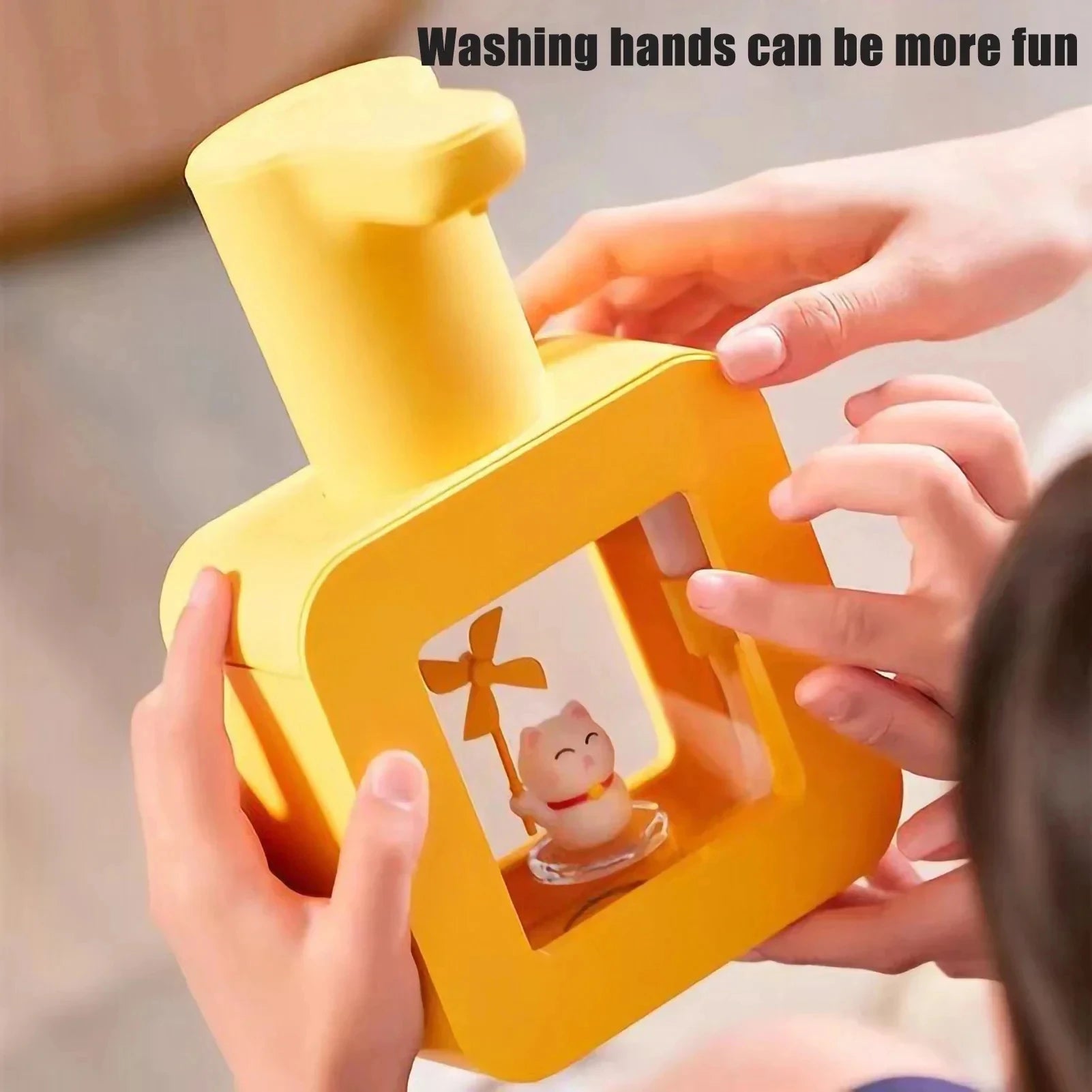 New Automatic Soap Dispenser Cute Pet Contact Free Hand Sanitizer USB Charging 400ml Liquid Dispensers Wash Handtizer Personal Peaceful Pleasures Health and Wellness
