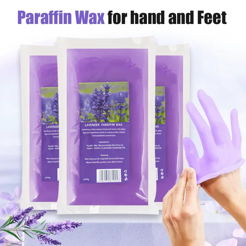 Lavender Paraffin Wax Hand & Foot Mask – Moisturizing SPA Peel-Off