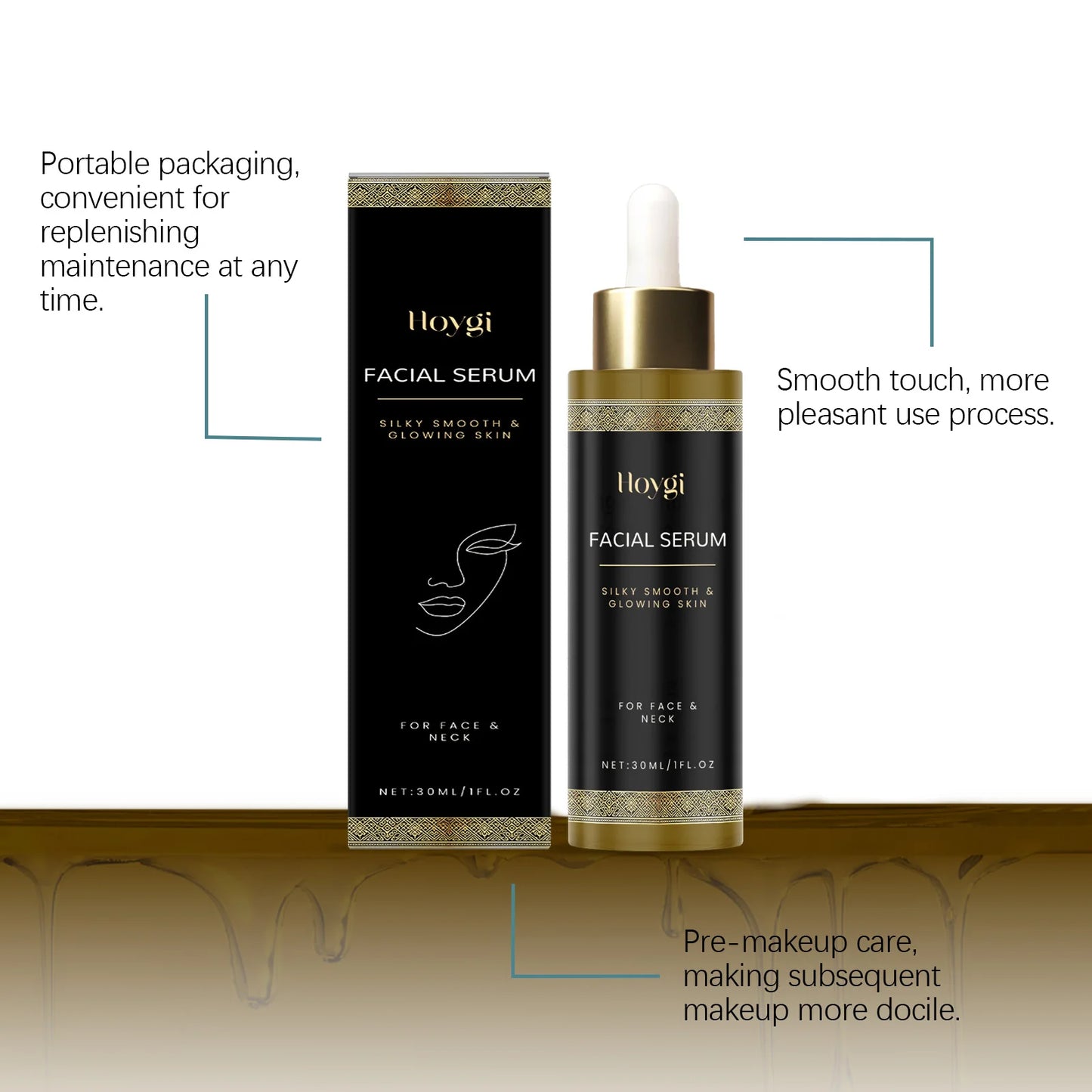 Hoygi Facial Essence Serum – Hydrating & Radiance-Boosting 30ml
