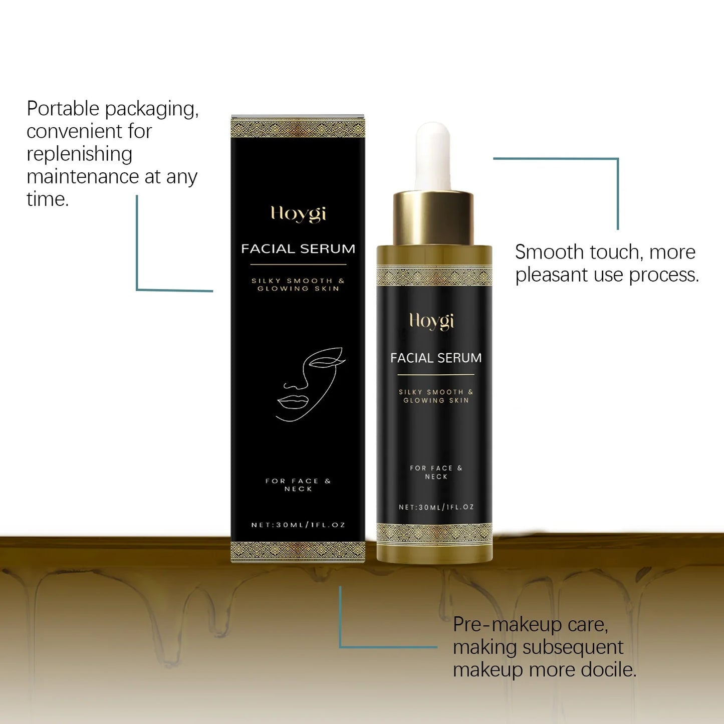 Hoygi Facial Essence Serum – Hydrating & Radiance-Boosting 30ml
