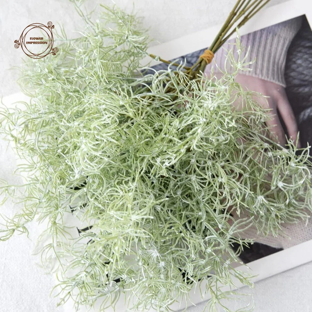 20PCS Artificial Ferns & Rosemary Stems | UV Resistant Fake Plants