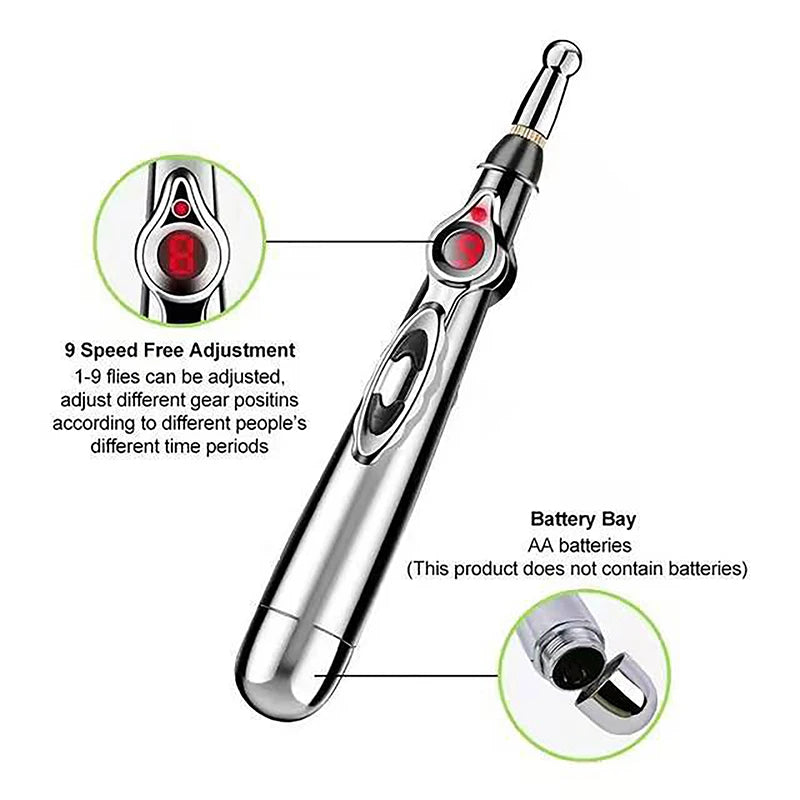 Meridian Energy Pulse Massage Pen – Acupuncture Massager