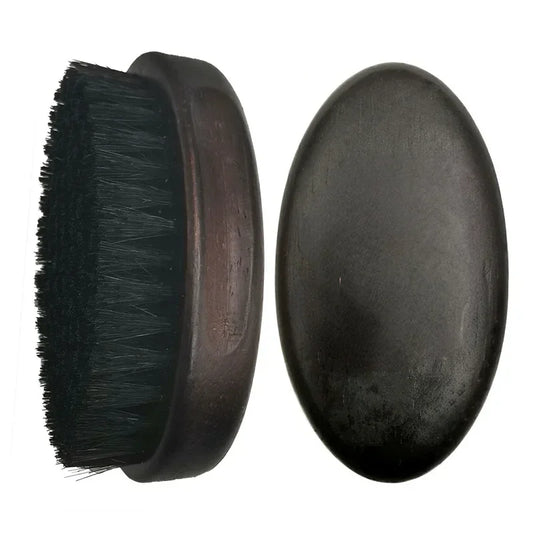 Professional Soft Boar Bristle Wood Beard Brush Hairdresser Shaving Brush Comb Men Mustache Comb Kit With Gift Bag Hair Comb Set Peaceful Pleasures Health and Wellness