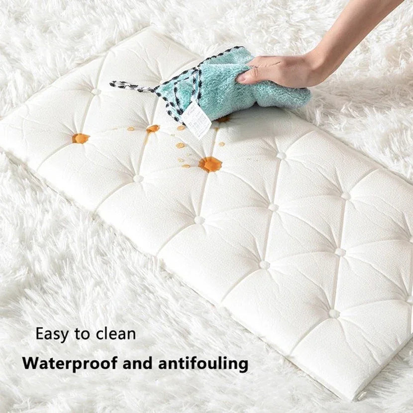 Thickened self-adhesive 3D wall sticker wallpaper tatami anti-collision wall pad children's bedroom living room soft foam pad Peaceful Pleasures Health and Wellness