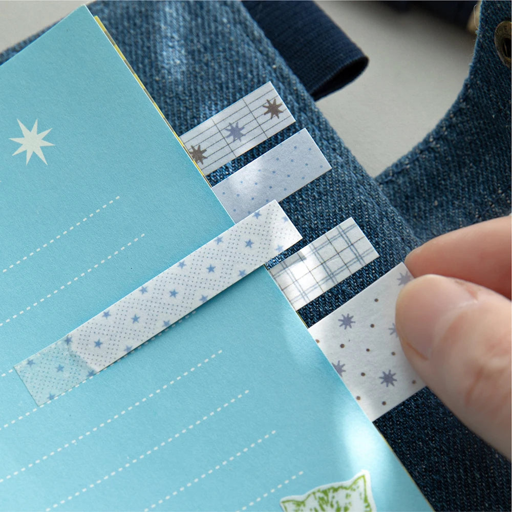 Index Stickers Polka Dot Striped Elements Basic Accounting Materials