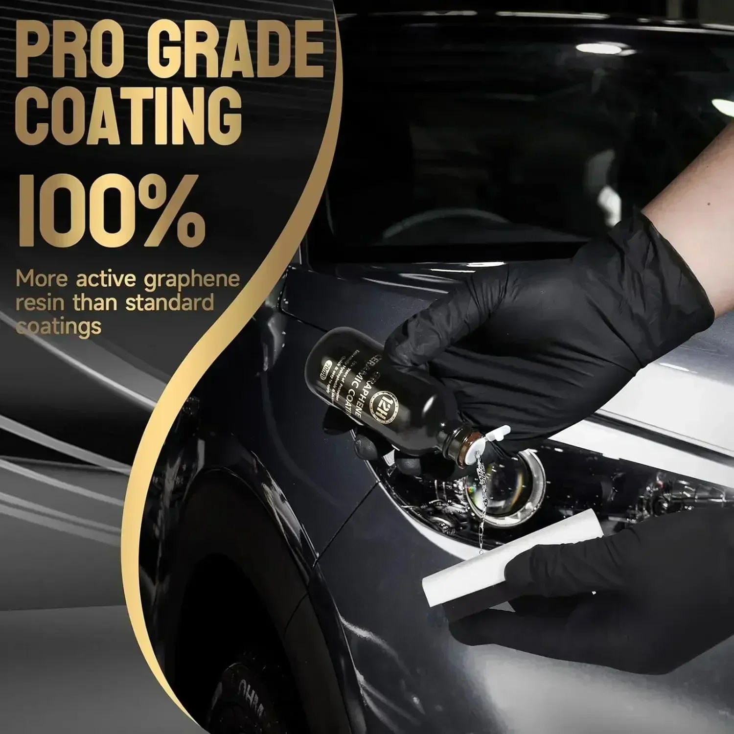 12H Graphene Ceramic Coating with Self Healing and UV Track Technology Car Detailing Professionals 10+ Years of Protection Peaceful Pleasures Health and Wellness