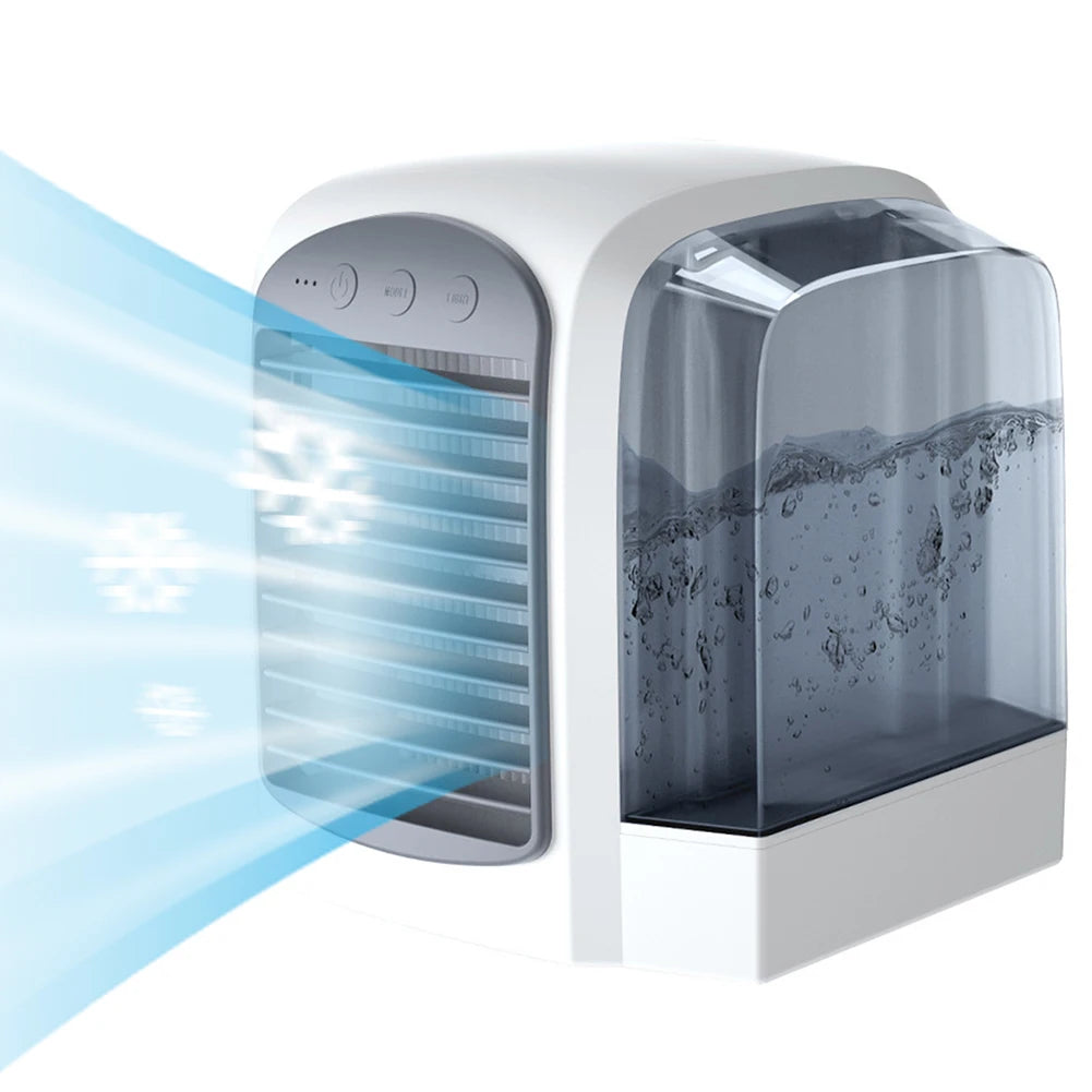 Portable USB Water-Cooled Desktop Fan & Air Cooler Peaceful Pleasures Health and Wellness