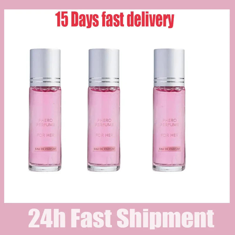 EELHOE 10ml Pink Rollerball Fragrance – Long-Lasting Scent