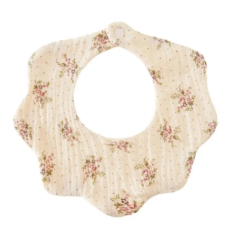 Cotton Bandana Baby Bib | Floral Teething & Drooling Bib