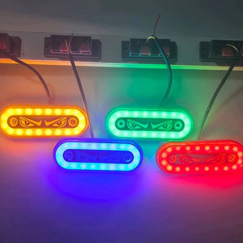 12V/24V LED Side Marker Lights – Flashing & Constant Modes