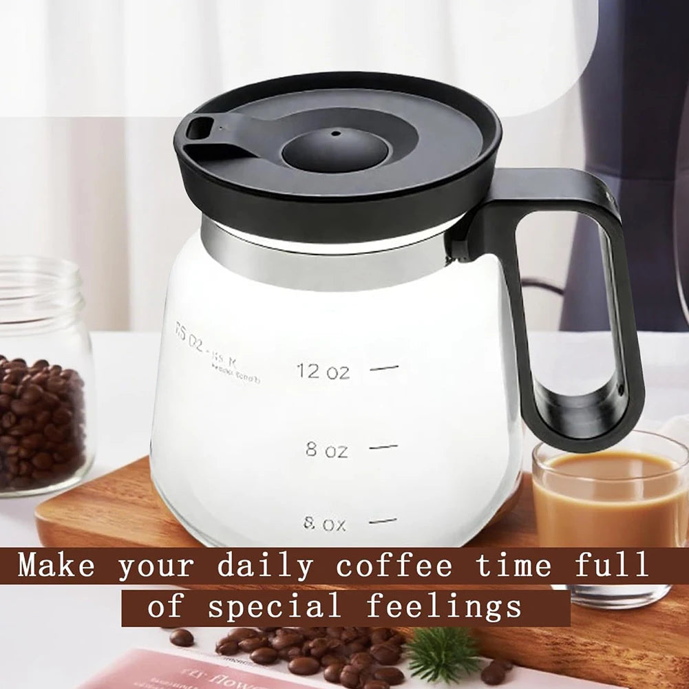 Coffee Pots Shaped Coffee Mug Large Capacity Unique Glass Coffee Pots Mug Office Present for Coffee Lovers Drinks Mug for Office Peaceful Pleasures Health and Wellness