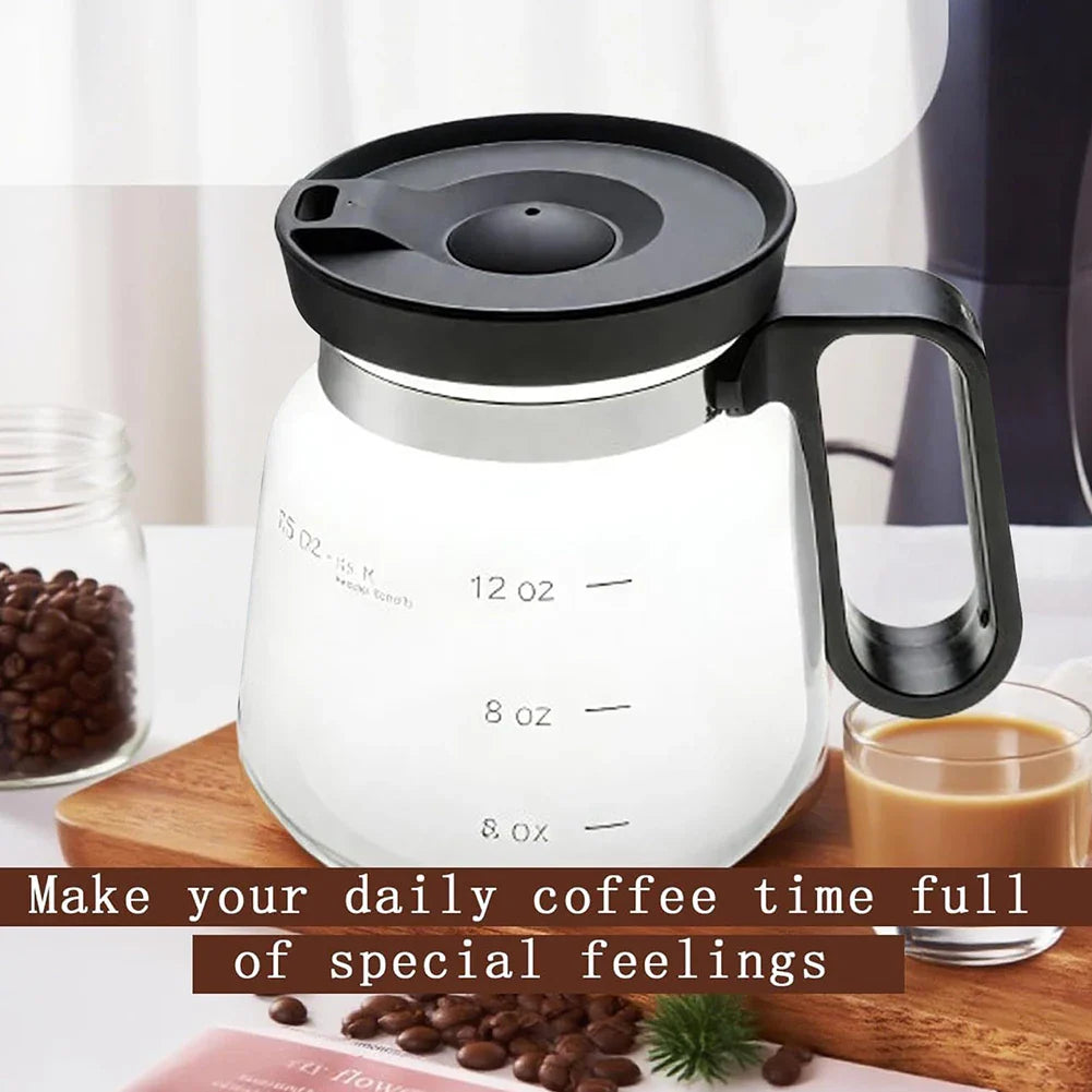 Coffee Pot Shaped Glass Mug – 16oz Borosilicate | Unique Gift