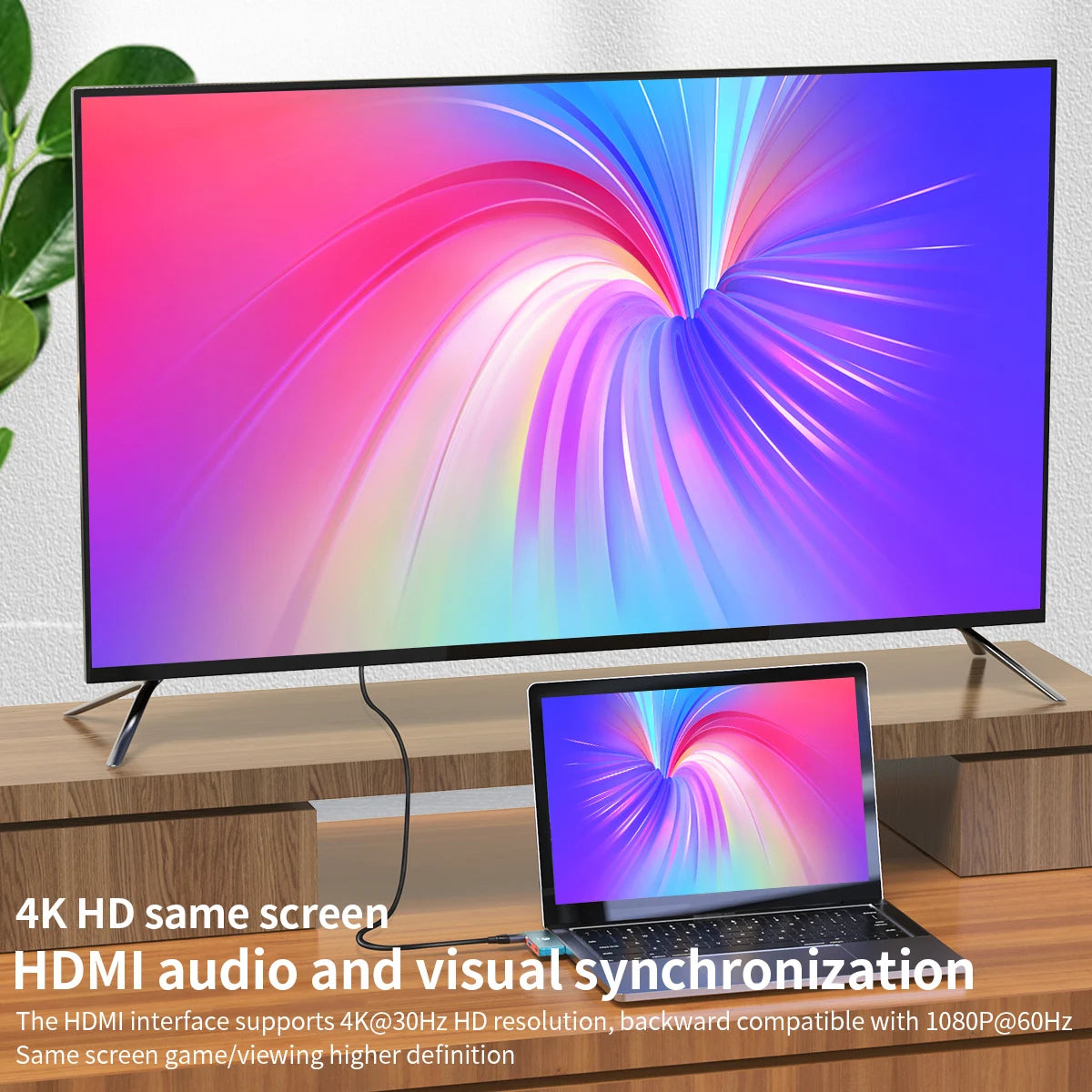 4K USB-C Docking Station | HDMI, USB 3.0 & 100W PD Hub