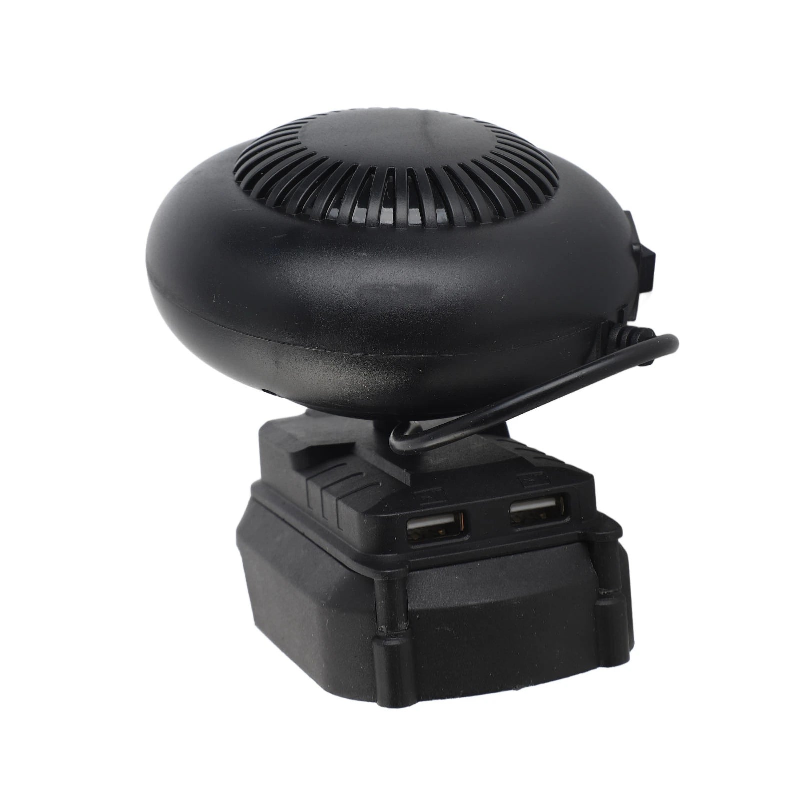 Electric Heater Fan 18V Battery Powered Space Heater 170W Versatile Quiet Portable for Workshop Peaceful Pleasures Health and Wellness